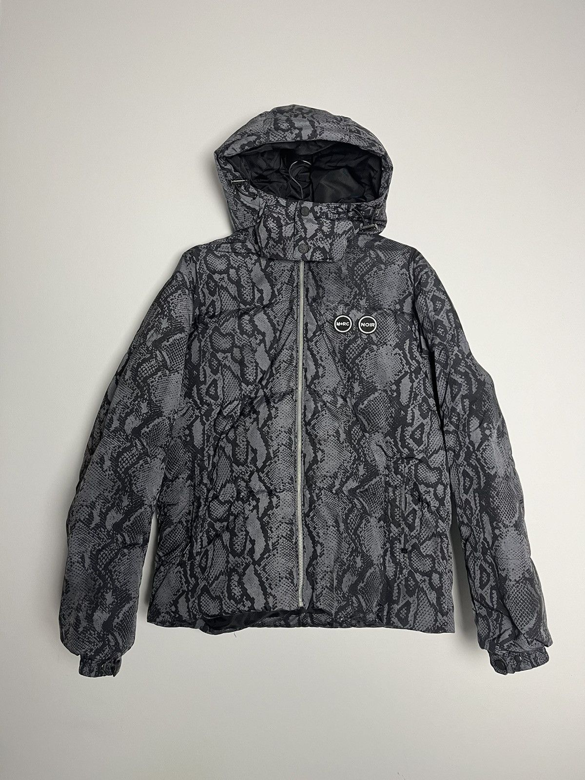 image of M Rc Noir M+Rc Noir Snake Camo Puffer Jacket, Men's (Size Medium)