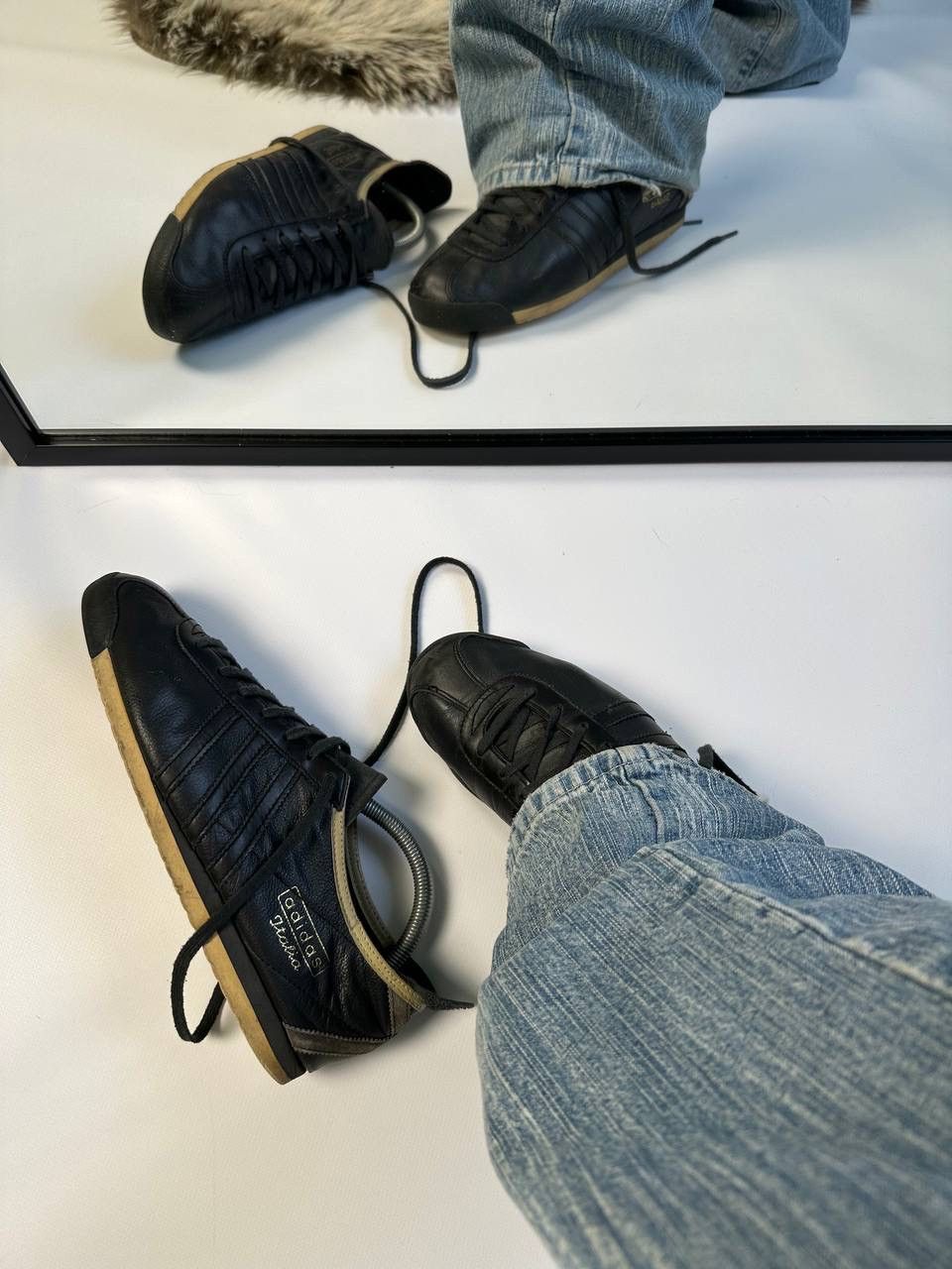 Adidas × Vintage 🔥00’s ADIDAS ITALIA LEATHER SHOES Size US 8.5 / EU 41-42 - 1 Thumbnail