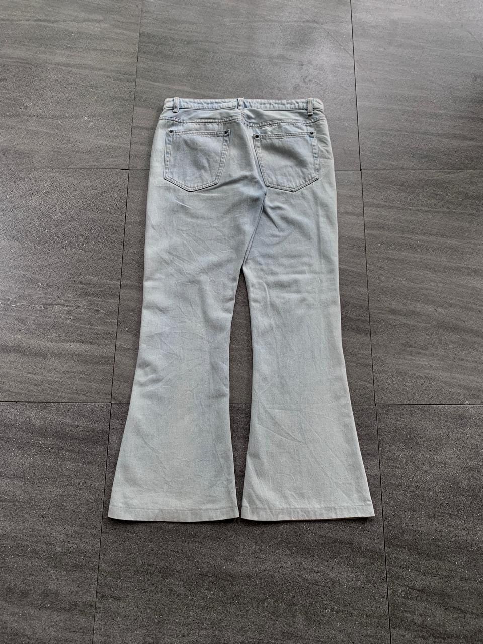 Maison Margiela FREE TAX! MM6 Flared Light Wash Denim Jeans Size US 29 - 6 Thumbnail
