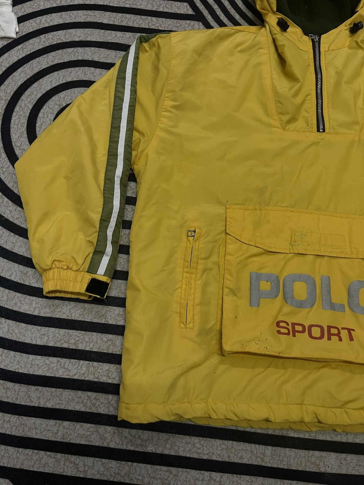 Polo Ralph Lauren 90s POLO SPORT BY RALPH LAUREN HALFZIPPER ANORAK HOODIE Size US XL / EU 56 / 4 - 3 Thumbnail