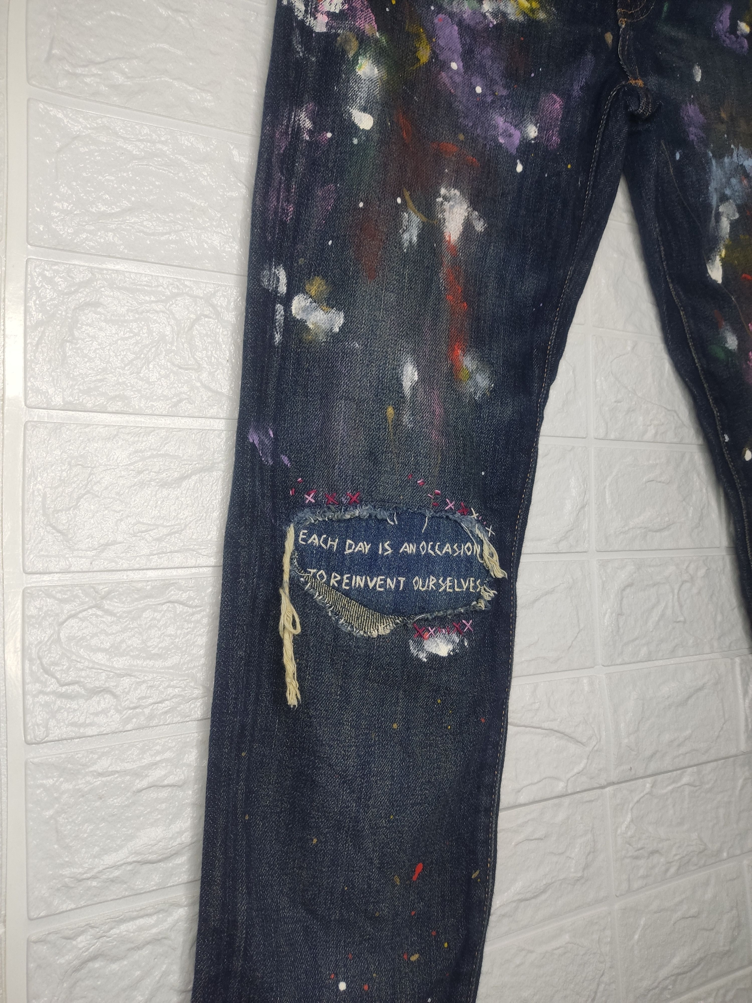 Polo Ralph Lauren Polo By Ralph Lauren Painted Pants Size 25" / US 0 / IT 36 - 4 Thumbnail