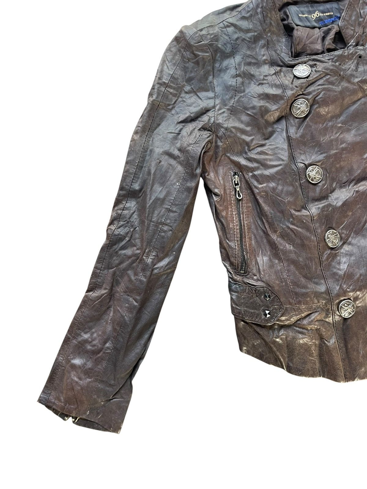 GOA Nine Six inspired GOA Leather Jacket Size S / US 4 / IT 40 - 4 Thumbnail