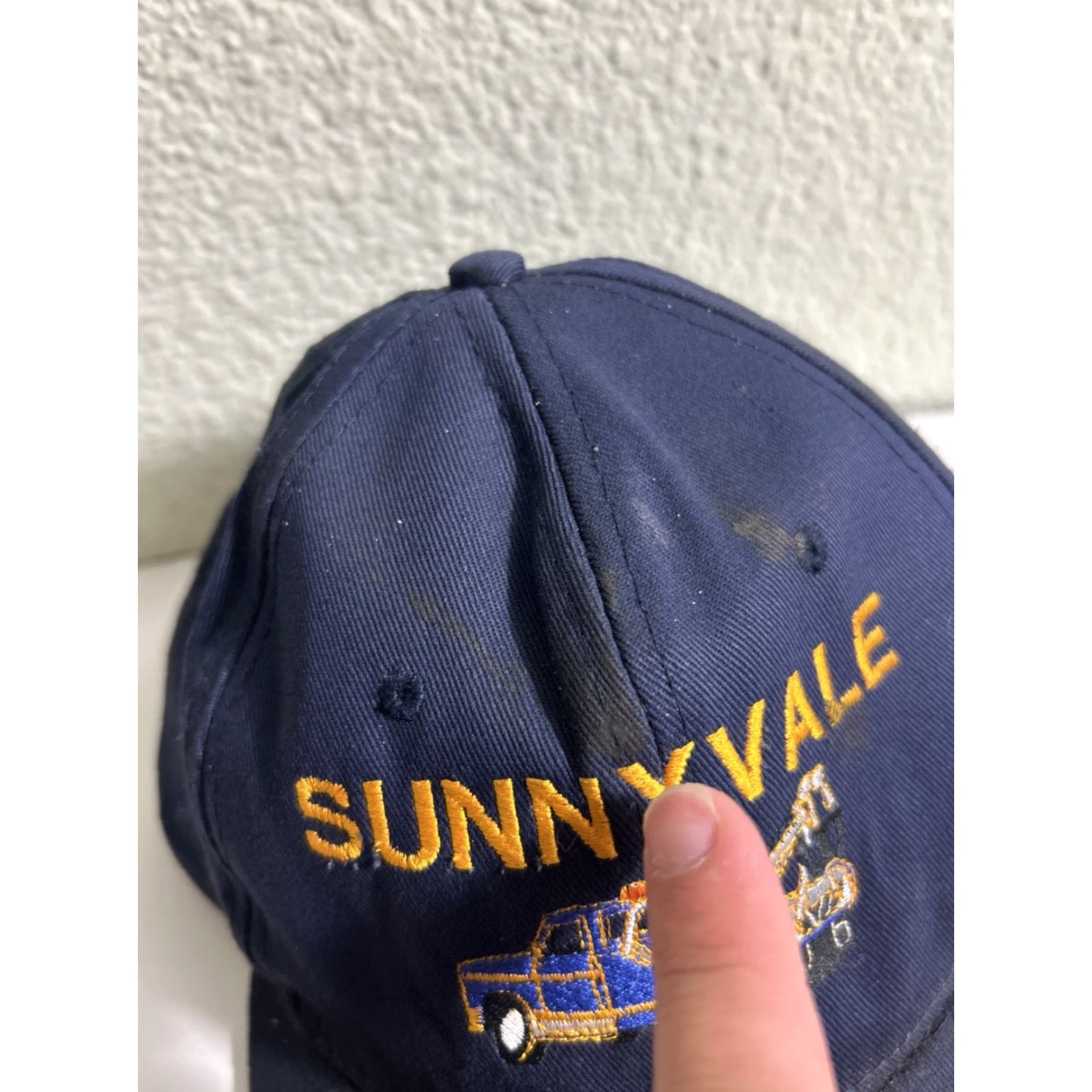 Vintage Sunnyvale Towing SnapBack Hat Blue KC Collections Adjustable One Size Men Snapback Hat Size ONE SIZE - 6 Thumbnail