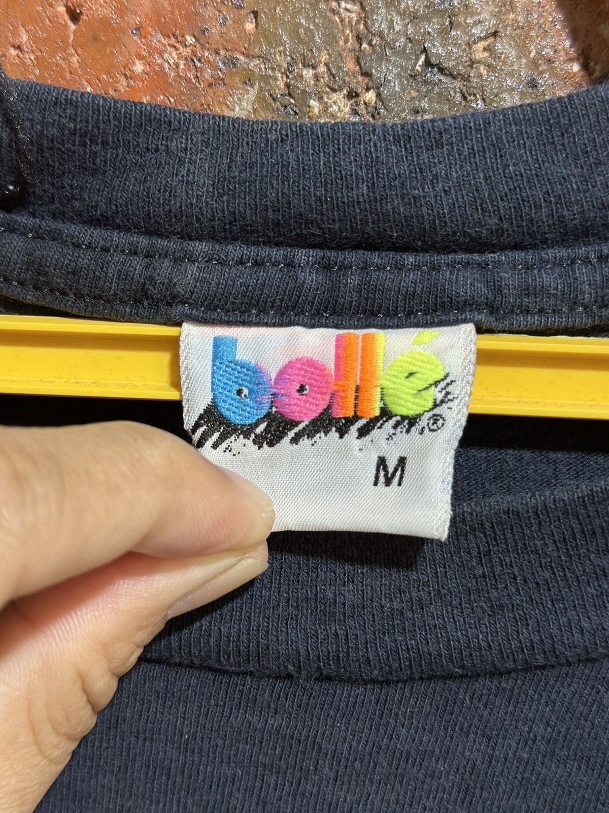 Bolle × Vintage Vintage Bollé Put Em’ On Your Face Faded Tee Size US M / EU 48-50 / 2 - 6 Thumbnail