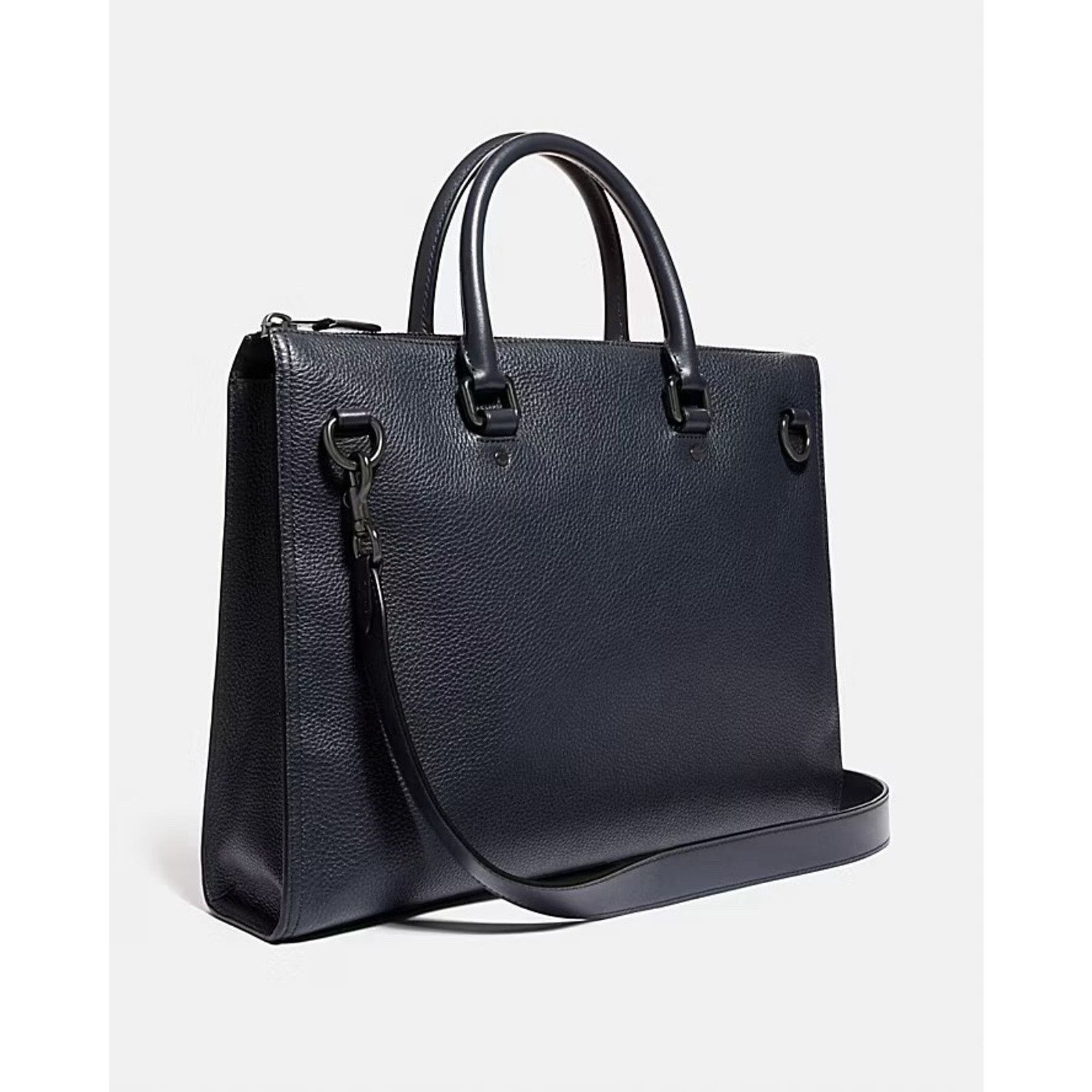 Coach NWT Coach CO243 Gotham Folio Bag Soft leather IN Black Size ONE SIZE - 12 Thumbnail