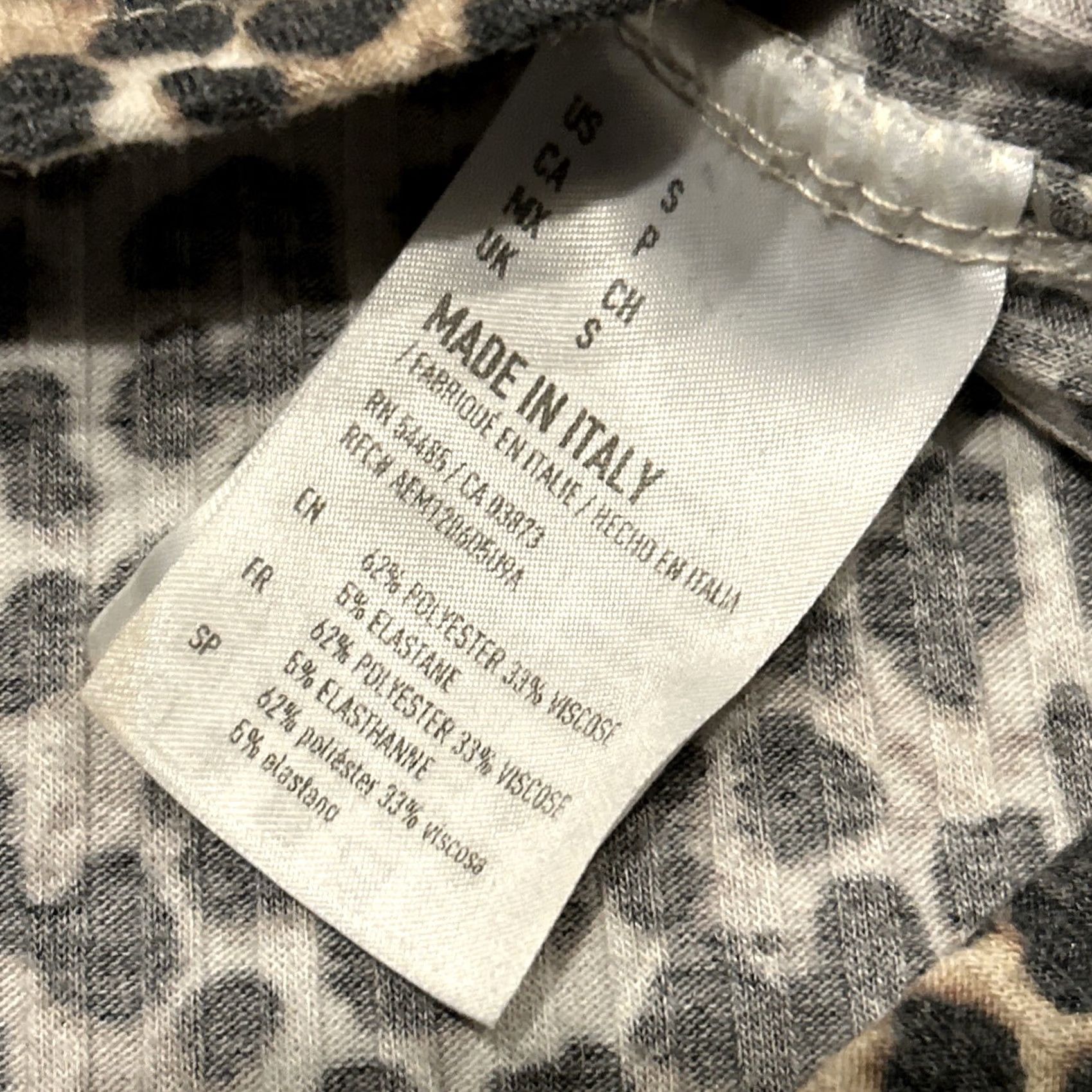 American Eagle Outfitters American Eagle S Mini Leopard Print Dress Halter Top Made In Italy A23 Size S / US 4 / IT 40 - 3 Thumbnail