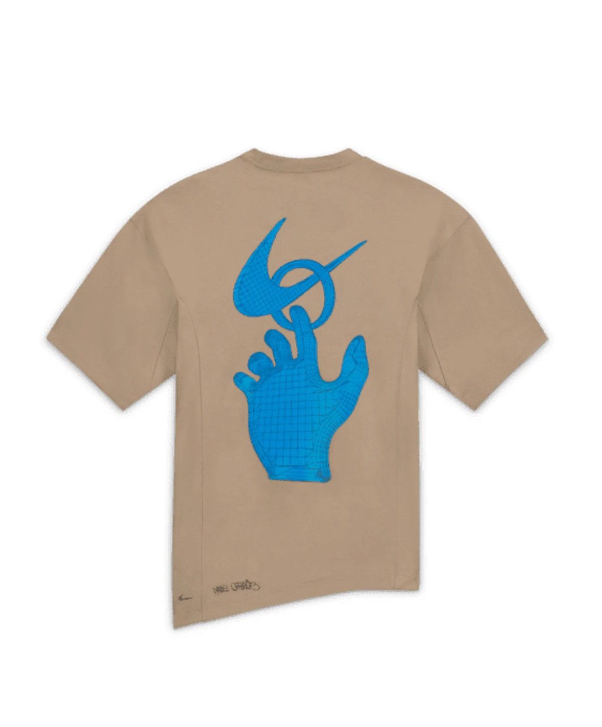 image of Nike Beige Tan Khaki Tee Fw22 Size Large New, Men's