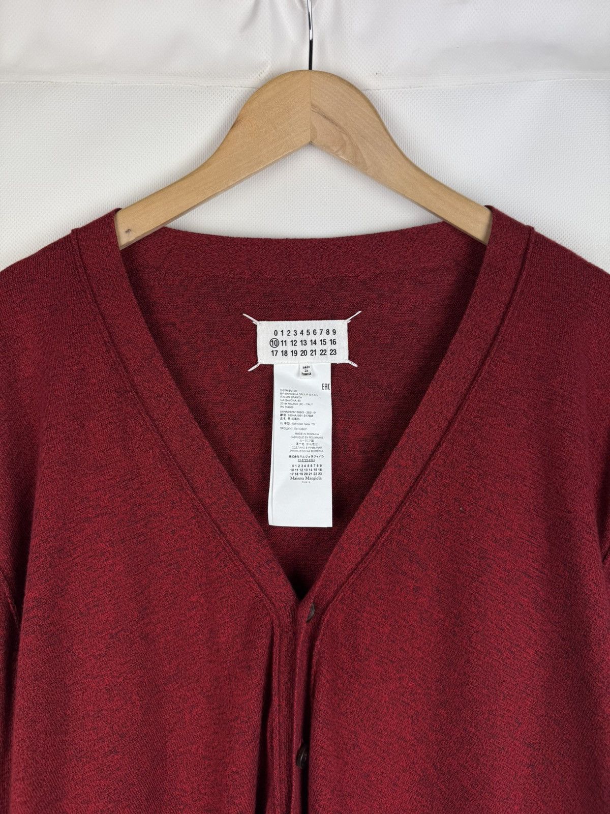 Maison Margiela Maison Margiela Button Front Elbow Patches Cardigan Sweater Size US XL / EU 56 / 4 - 8 Thumbnail