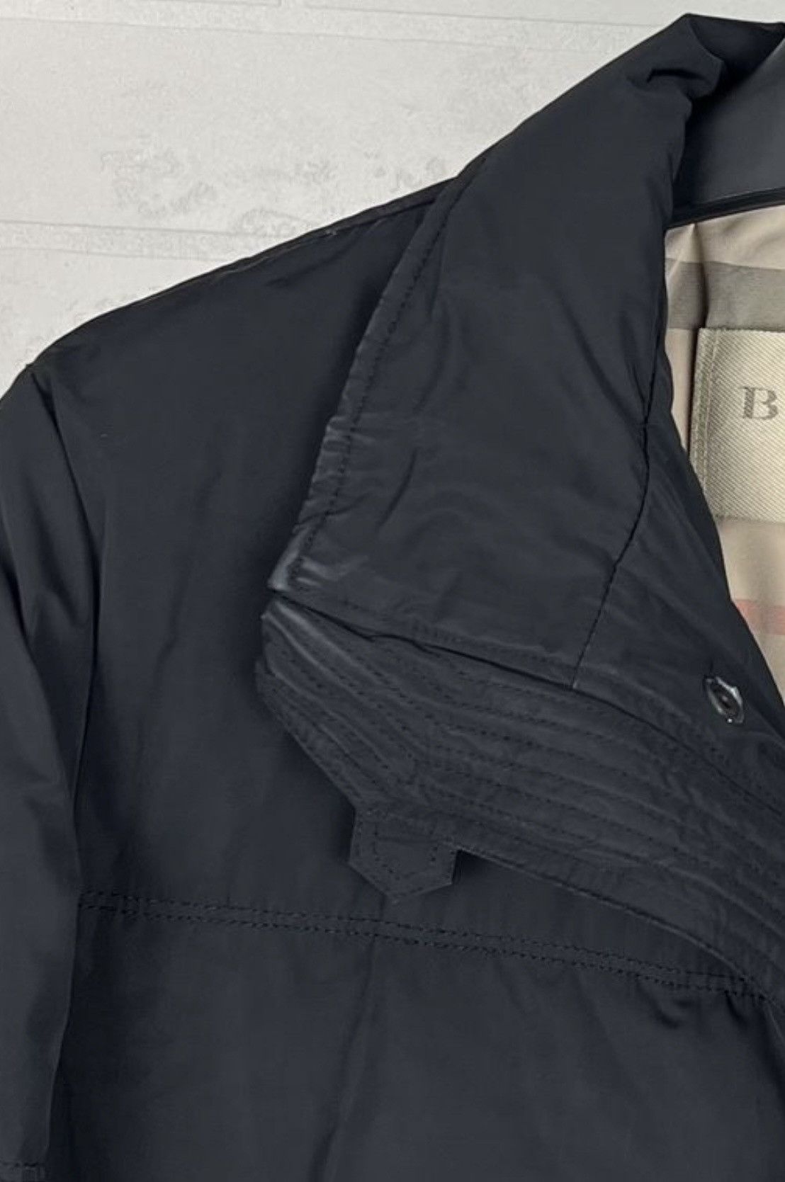 Burberry BURBERRY BRIT Down Puffer Jacket Nova Check Black Men's Size US M / EU 48-50 / 2 - 18 Thumbnail