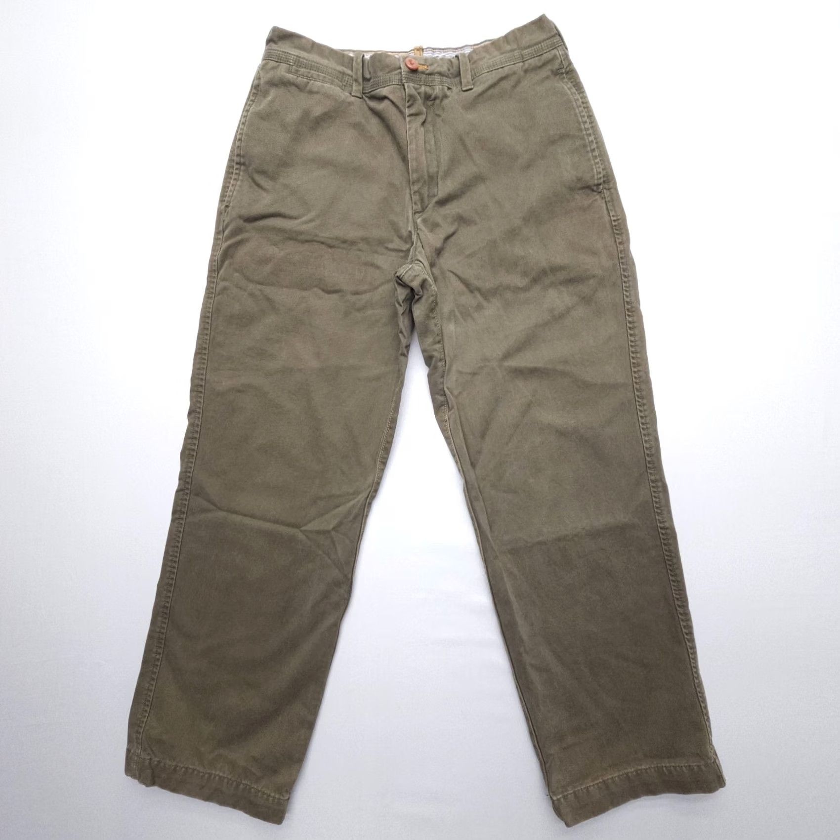 Timberland Timberland Chino Pants Mens 32 x 30 Regular Green Twill 5-Pocket Casual Workwear Jeans Style Boys Size US 32 / EU 48 - 2 Thumbnail