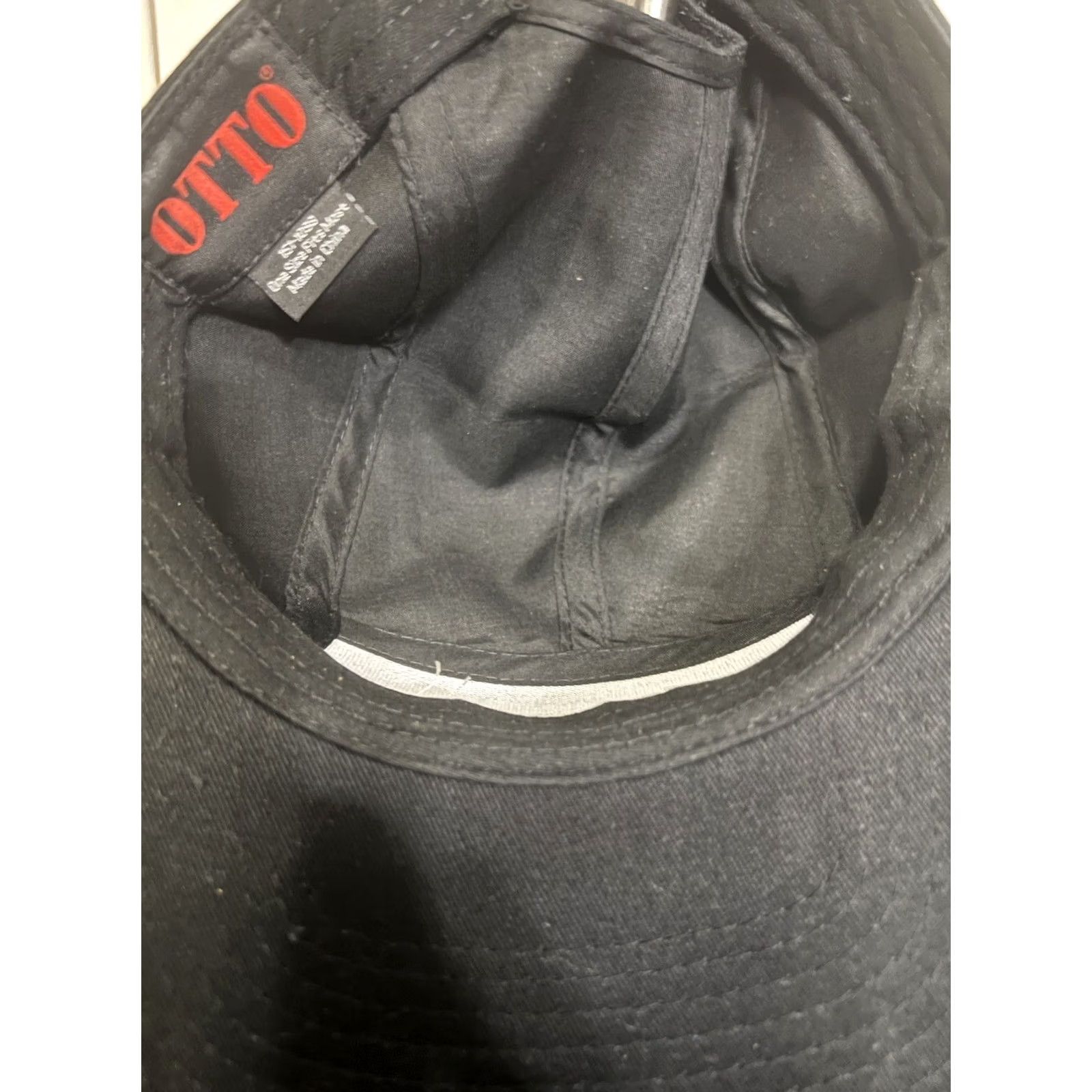 Vintage OTTO LEGACY Snapback Hat Solid Black Mens Adjustable Black Hat Size ONE SIZE - 3 Thumbnail