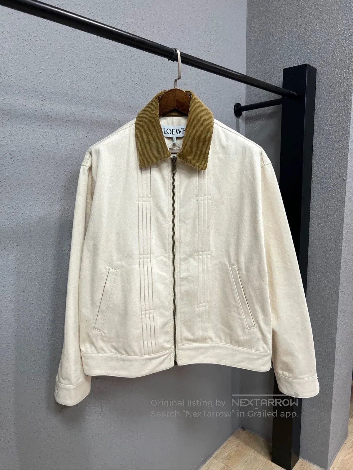 Loewe Suede Collar Jacket Size 50.