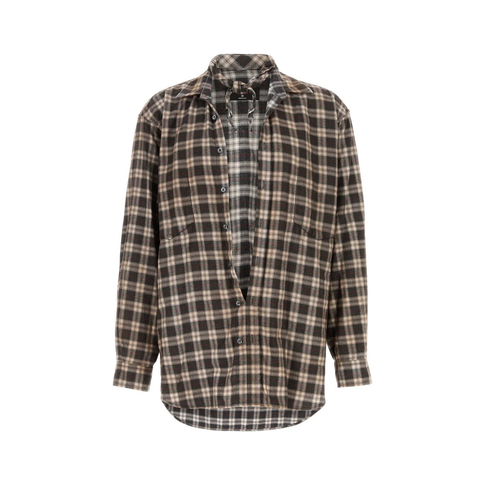 DSQUARED2 Embroidered Flannel Shirt New & Authentic (Men's s