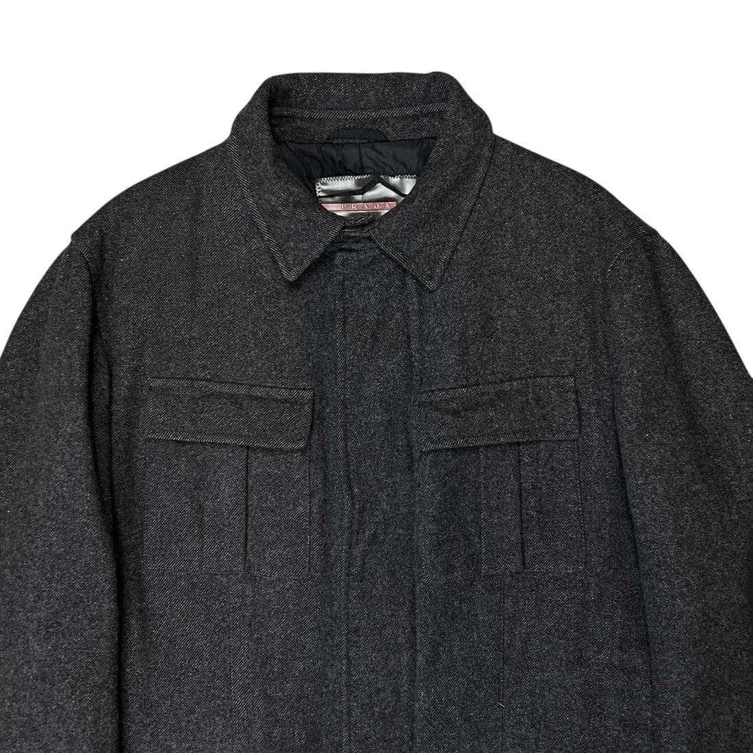 Prada Prada Velco Officer Wool Jacket Size US XL / EU 56 / 4 - 4 Thumbnail