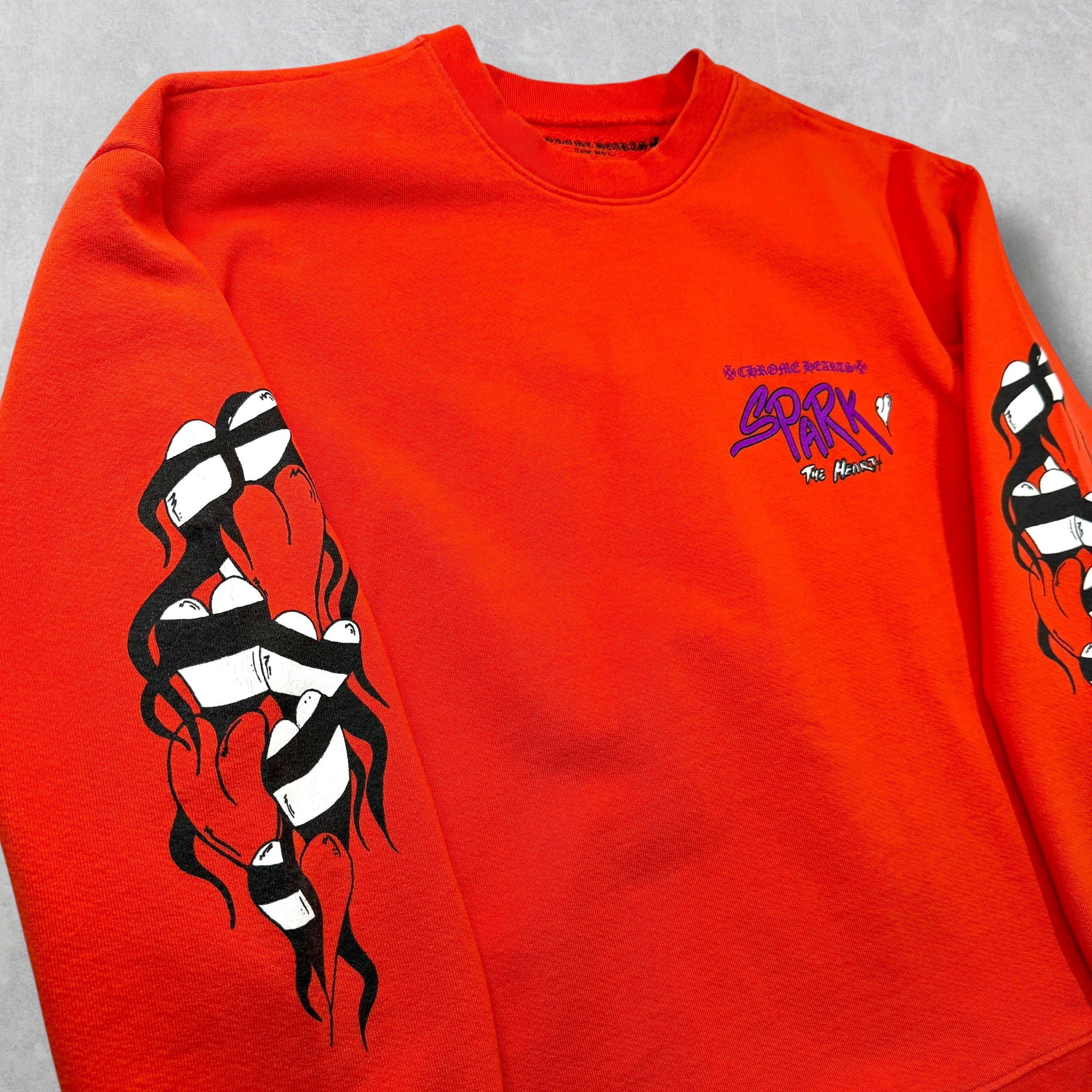 Chrome Hearts Chrome Hearts Matty Boy 'Sick Heart' Crewneck XL Size US XL / EU 56 / 4 - 3 Thumbnail