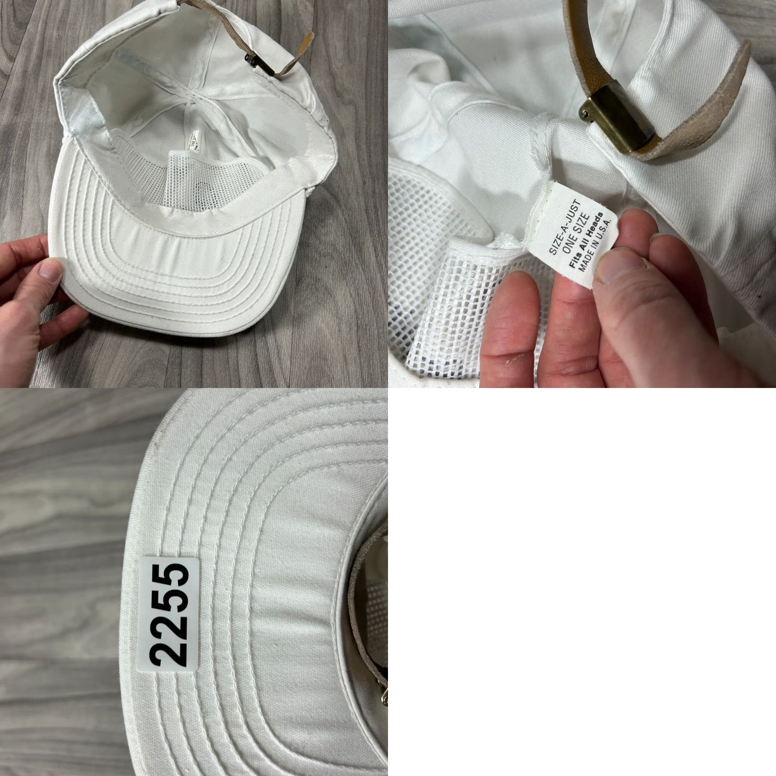 Vintage GE Capital Baseball Cap Mens One Size White Flat Brim Adjustable Strapback Hat Size ONE SIZE - 8 Thumbnail