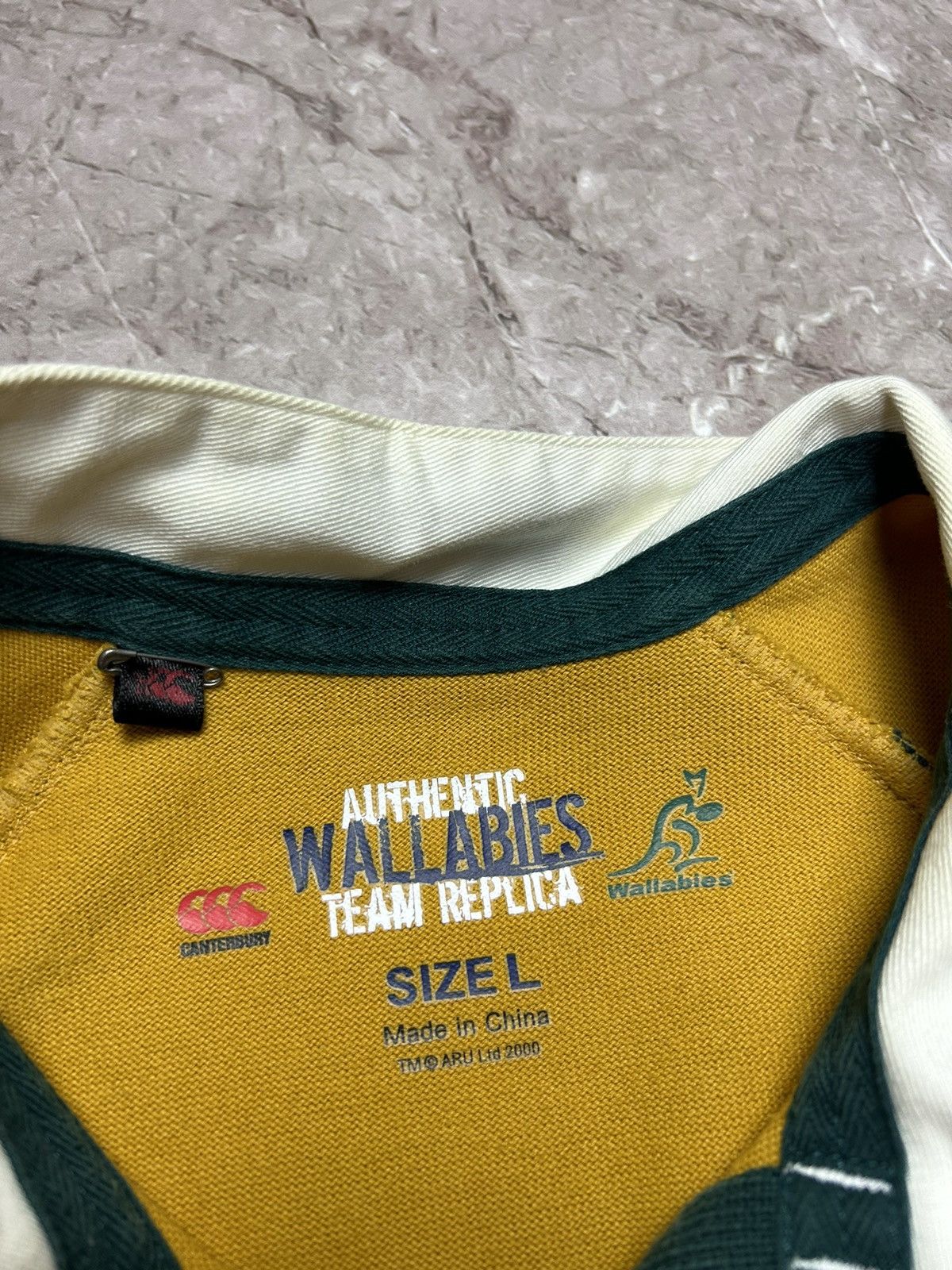 Canterbury of New Zealand Vintage Australia wallabies rugby jersey by Canterbury Size US L / EU 52-54 / 3 - 5 Thumbnail