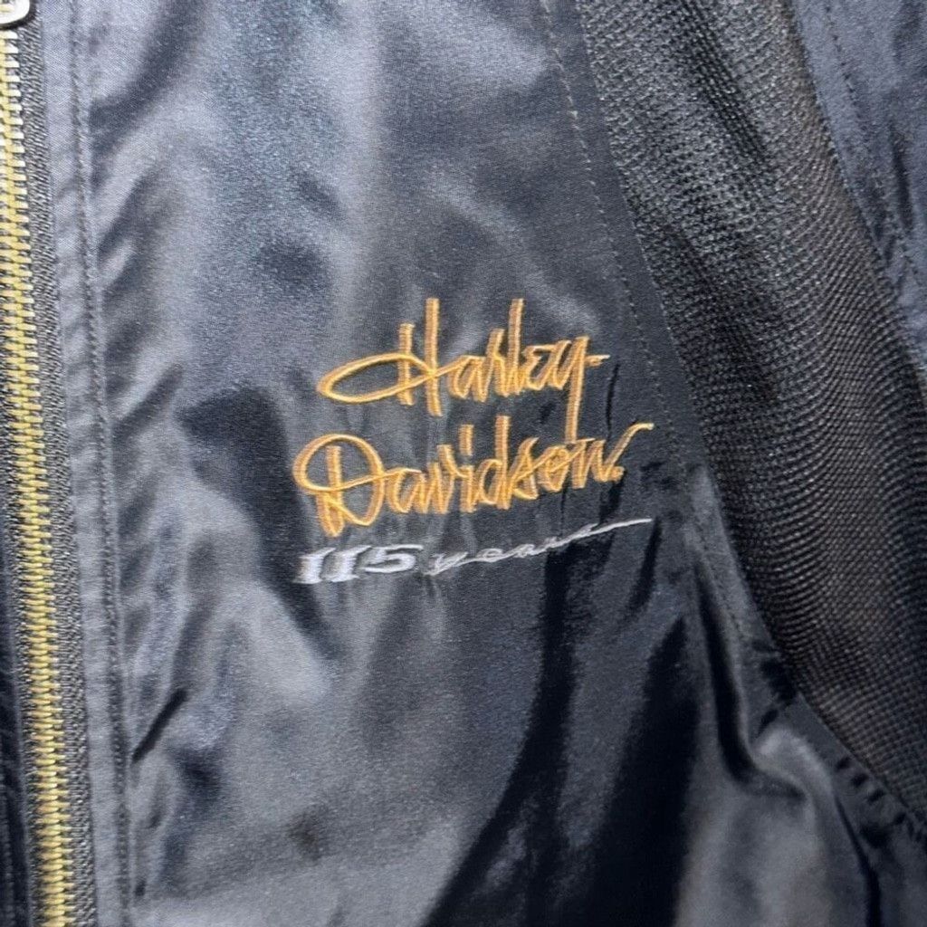 Harley Davidson HARLEY DAVIDSON 115th Anniversary Motorcycle Bomber Jacket S Size L / US 10 / IT 46 - 2 Thumbnail