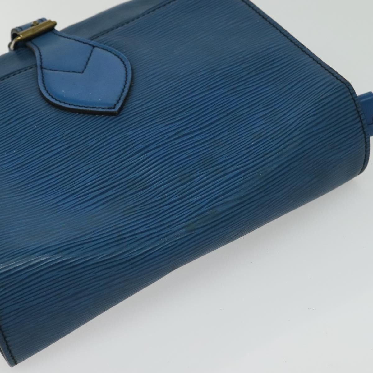 Louis Vuitton LOUIS VUITTON Epi Cartouchiere MM Shoulder Bag Blue M52245 Size ONE SIZE - 6 Thumbnail