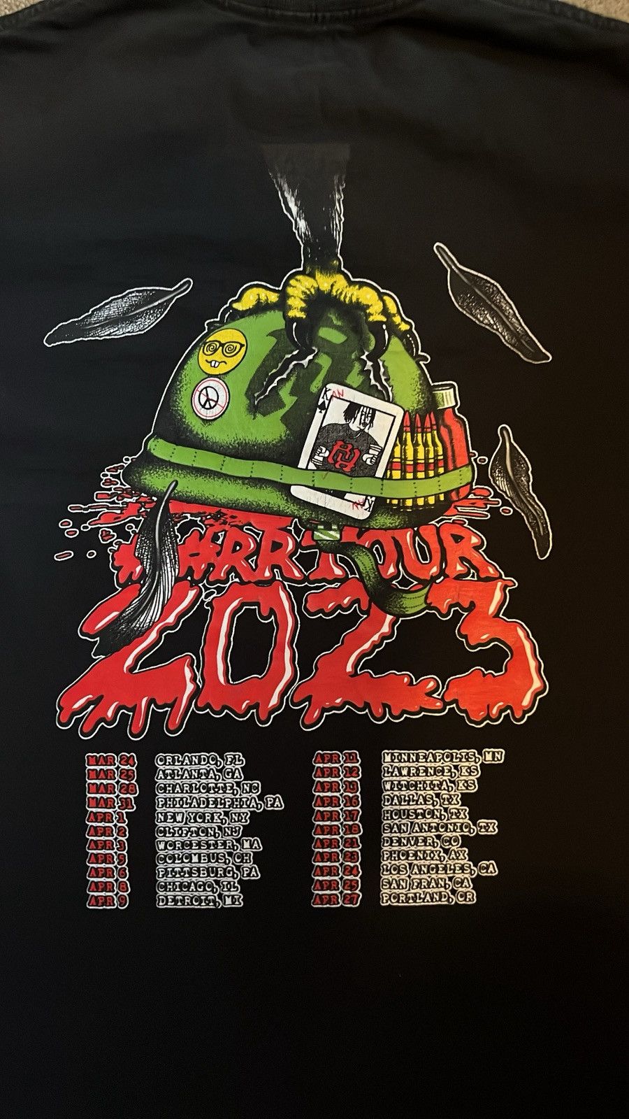 Other RR tour 2023 black tee Size US S / EU 44-46 / 1 - 4 Thumbnail