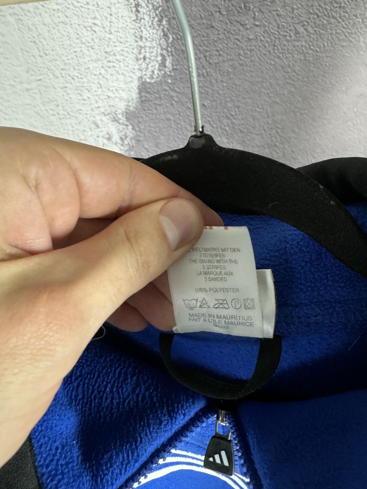 Adidas Adidas vintage 90s blue fleece pullover 1/4 zip sweater logo Size US L / EU 52-54 / 3 - 12 Thumbnail