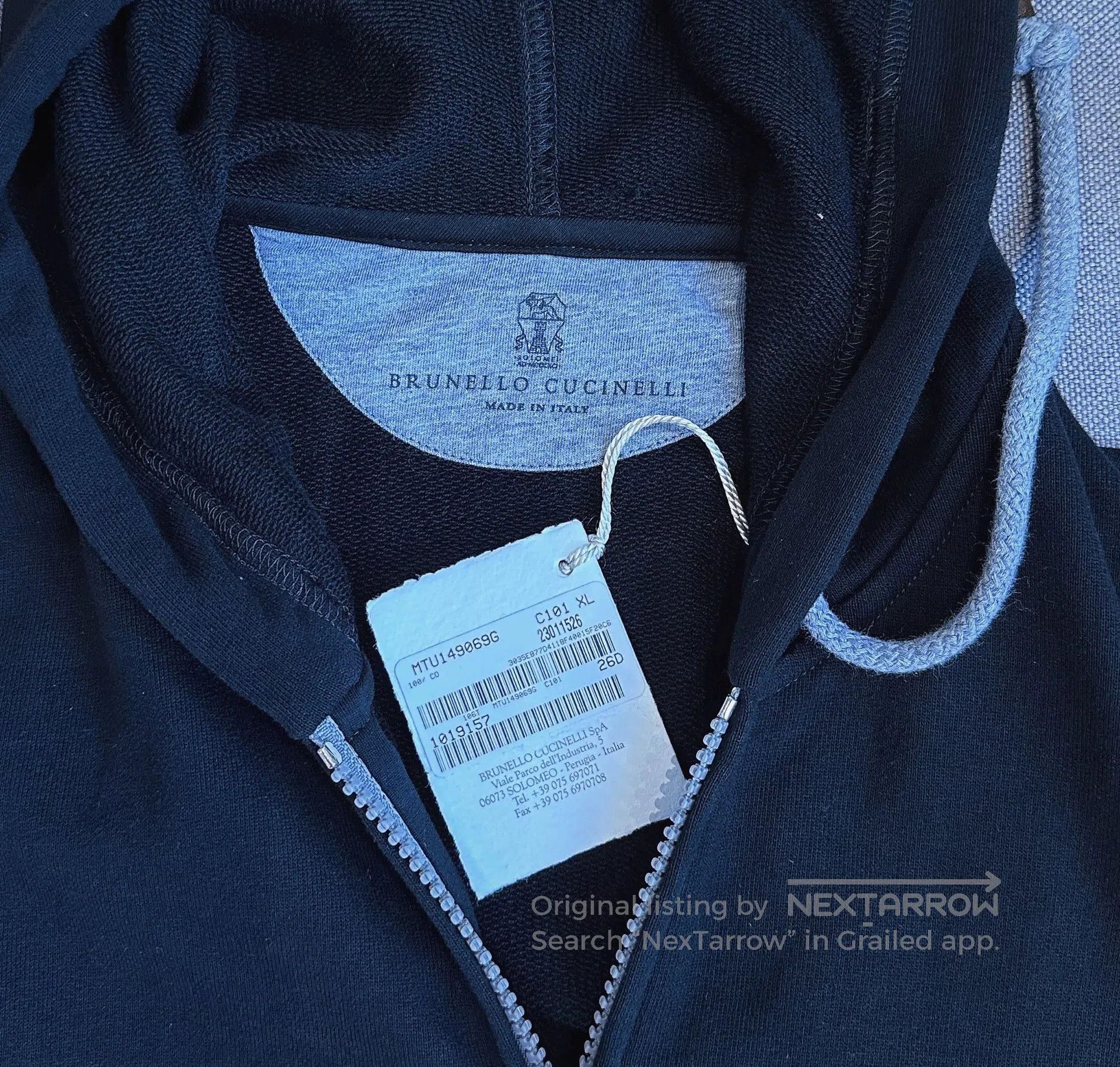 Brunello Cucinelli Brunello Cucinelli Cotton Hoodie Jacket. Size US M / EU 48-50 / 2 - 5 Thumbnail
