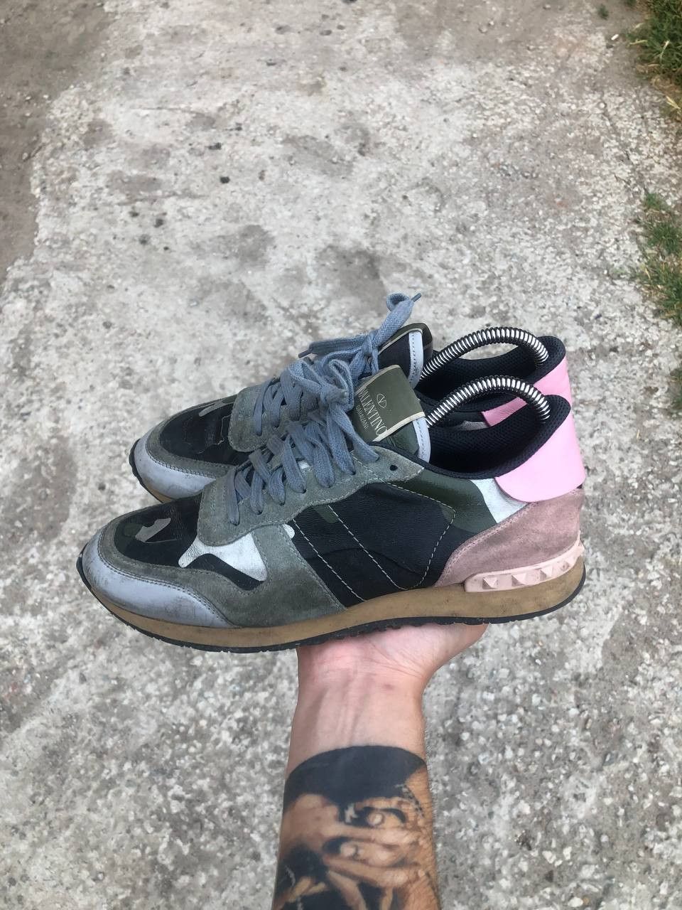 Valentino Vintage Valentino Garavani Italian Designer Sneakers Y2K 90s Size US 6.5 / EU 39-40 - 1 Thumbnail
