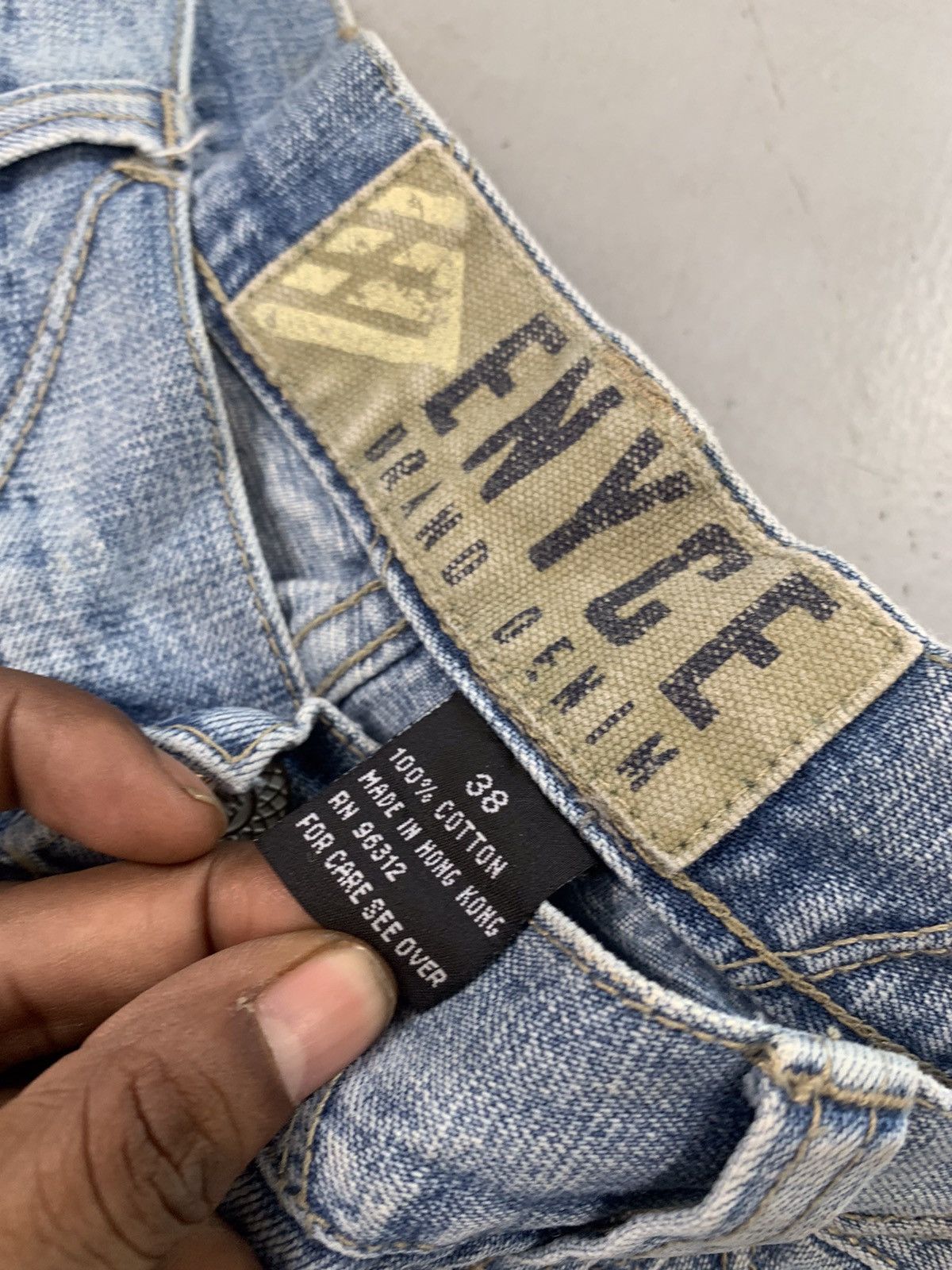 Southpole Vintage rare enyce spell out denim Size US 38 / EU 54 - 5 Thumbnail