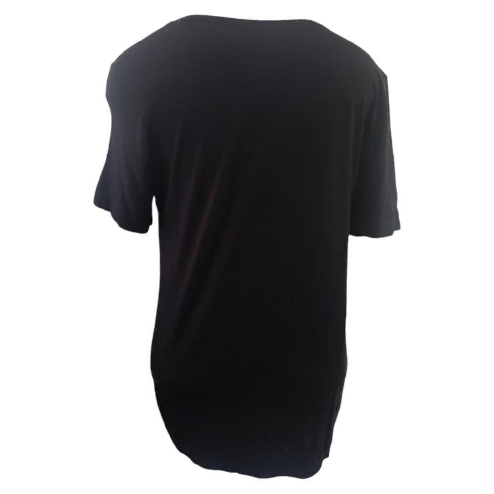 Nordstrom CT1820 Nordstrom Black Lightweight Tee XL Size XL / US 12-14 / IT 48-50 - 3 Thumbnail