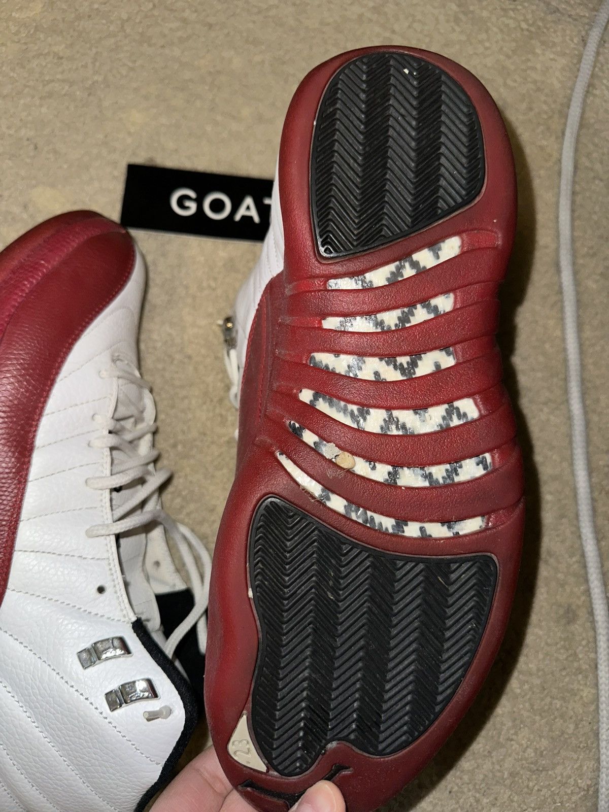 Jordan Brand Jordan 12 “Cherry Red” sneakers sz 11 Size US 11 / EU 44 - 2 Thumbnail