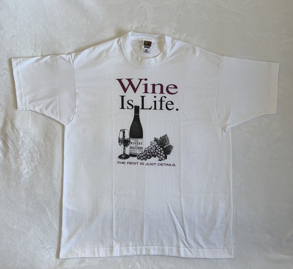 Vintage Vintage 90’s Winery T-Shirt Size US XL / EU 56 / 4 - 1 Thumbnail