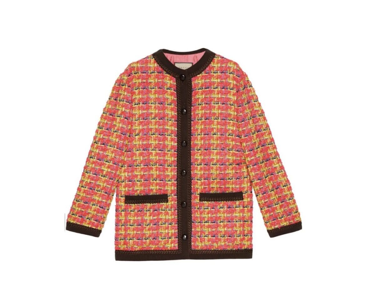 Gucci Gucci Wool Lame Tweed Jacket size 42 Size M / US 6-8 / IT 42-44 - 1 Thumbnail