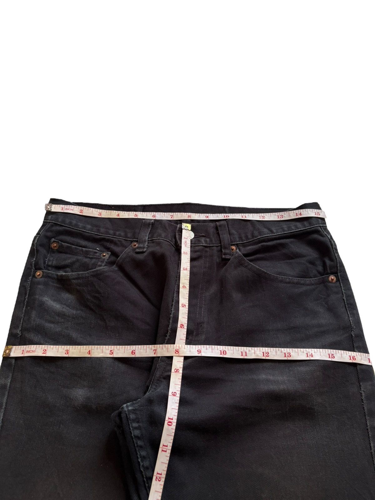 Levi's Vintage 90s Levis 537 Distressed Ripped Bootcut Flare Jeans Size US 30 / EU 46 - 12 Thumbnail