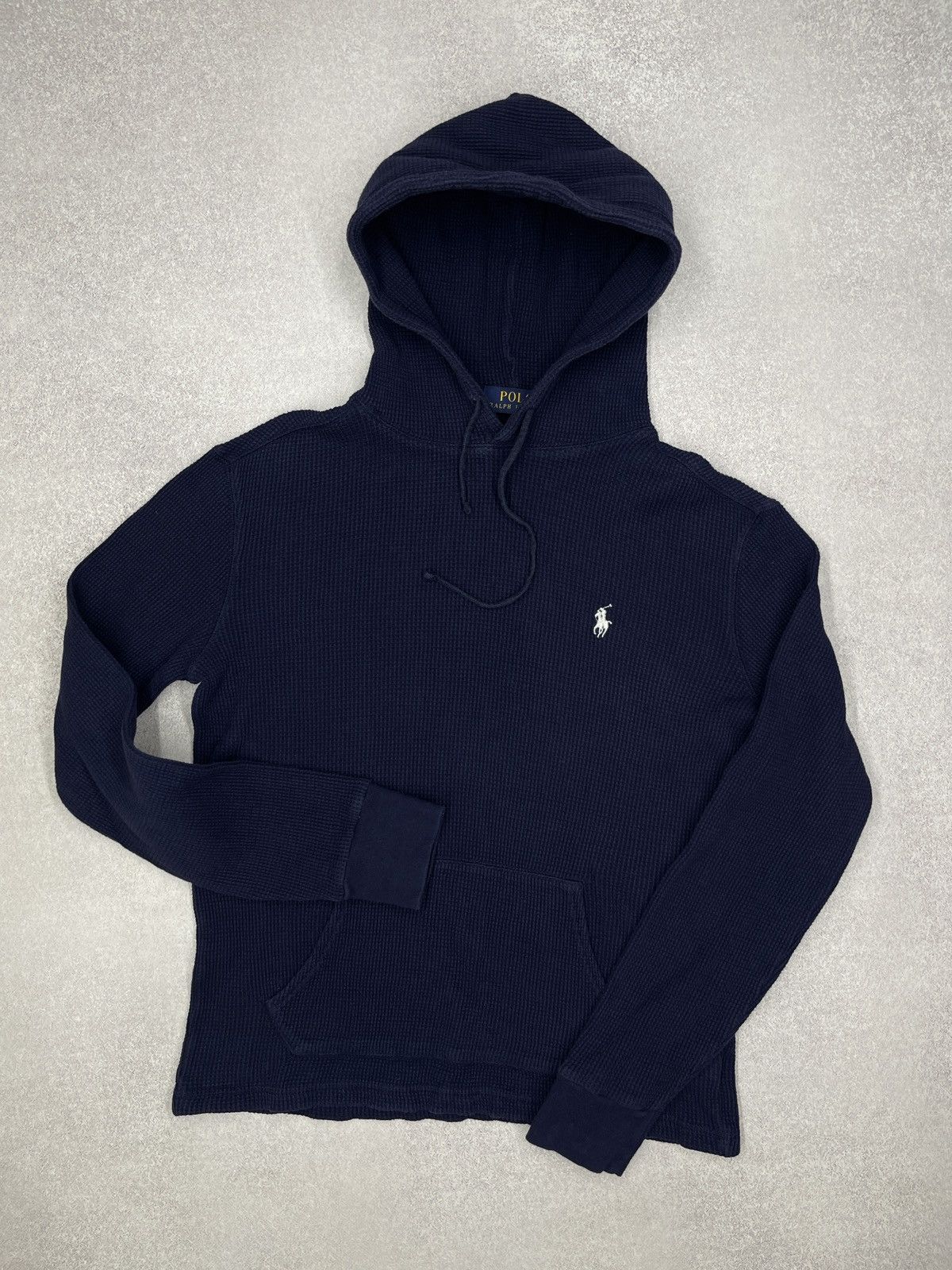 Polo Ralph Lauren Mens Polo Ralph Lauren Hoodie Navy Y2K Rugby Size S Size US S / EU 44-46 / 1 - 2 Thumbnail
