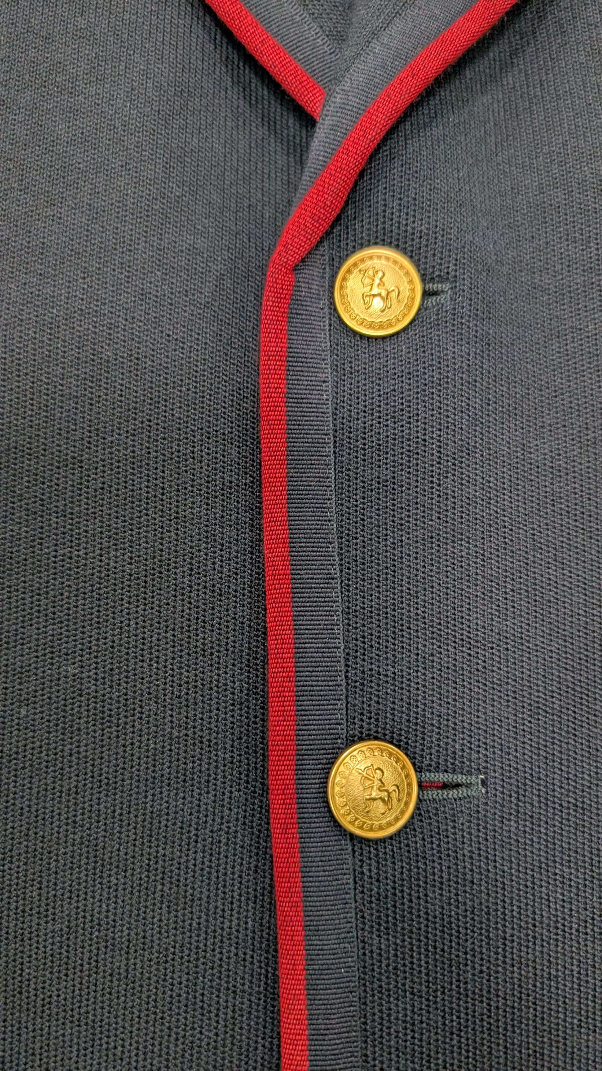 Gucci Gucci Fo Palma Blazer – Wool/Cotton Jersey – Size 50 Size 50R - 6 Thumbnail