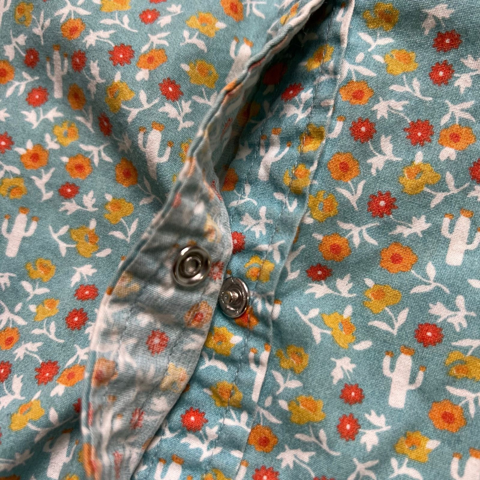 Panhandle Slim Panhandle Slim Western Shirt Women Large Floral Cactus boho Size L / US 10 / IT 46 - 7 Thumbnail