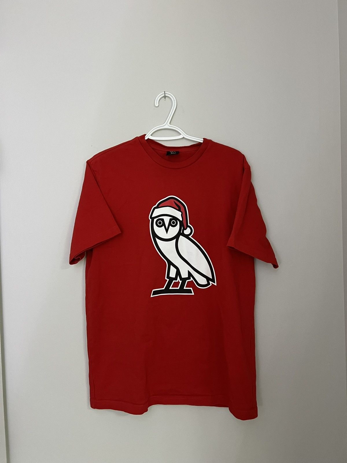 October's Very Own OVO Christmas OWL Logo Red T-Shirt October’s Very Own Size US M / EU 48-50 / 2 - 1 Thumbnail