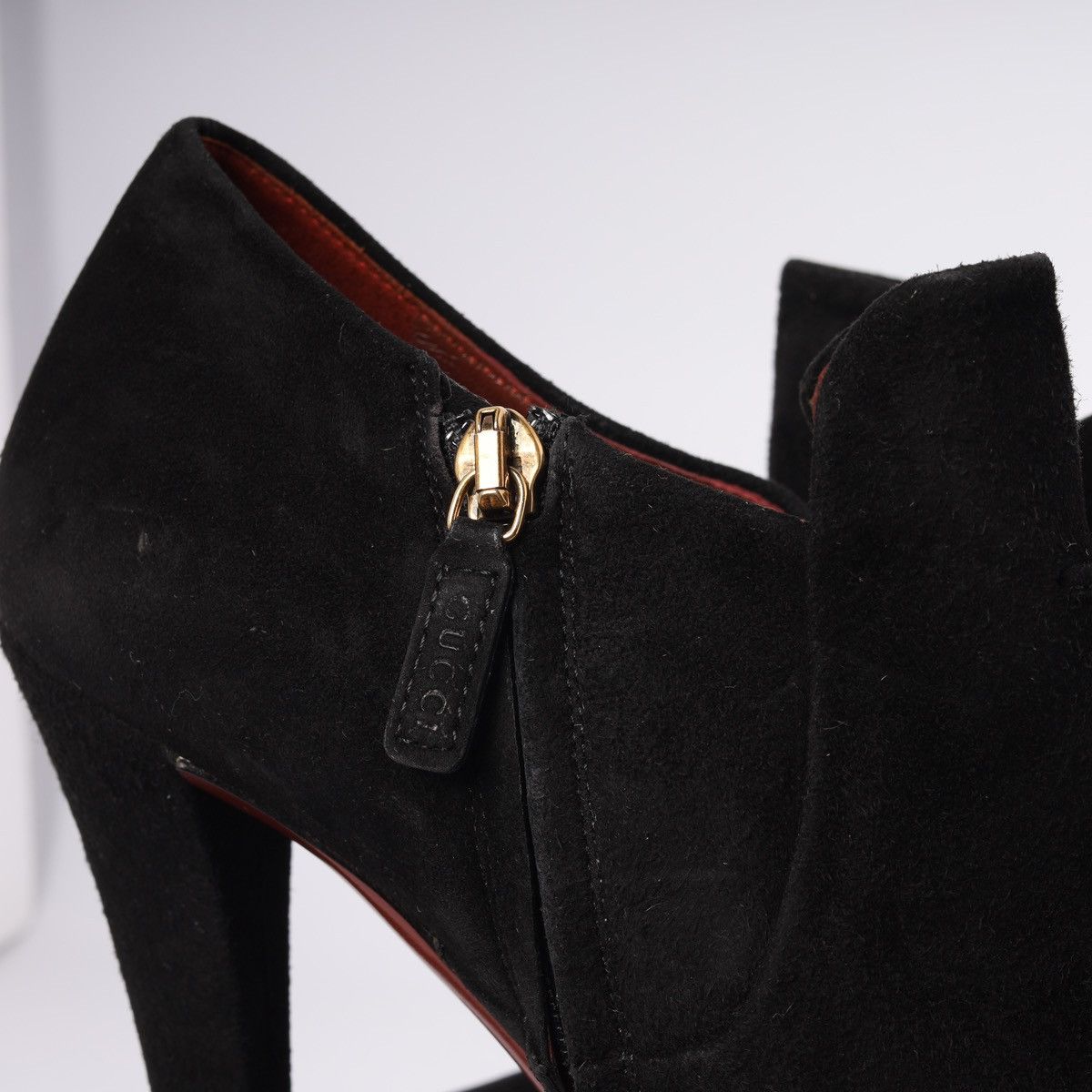 Gucci Gucci Black Suede Mischa Ankle Boots Tassel Size US 10 / IT 40 - 11 Thumbnail