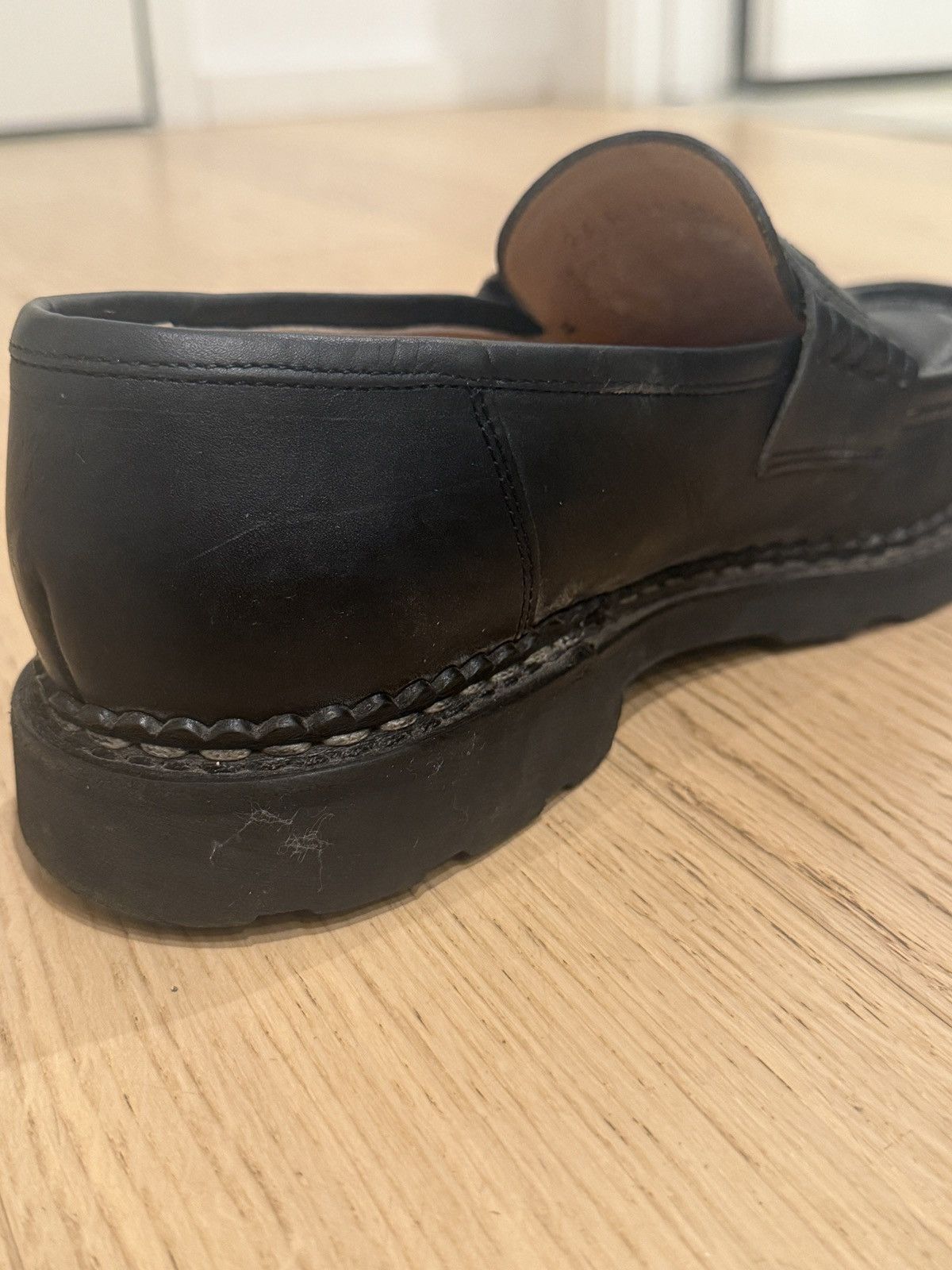 Paraboot Paraboot Reims Chunky Loafer (Black Marche Leather) Size US 10 / EU 43 - 3 Thumbnail