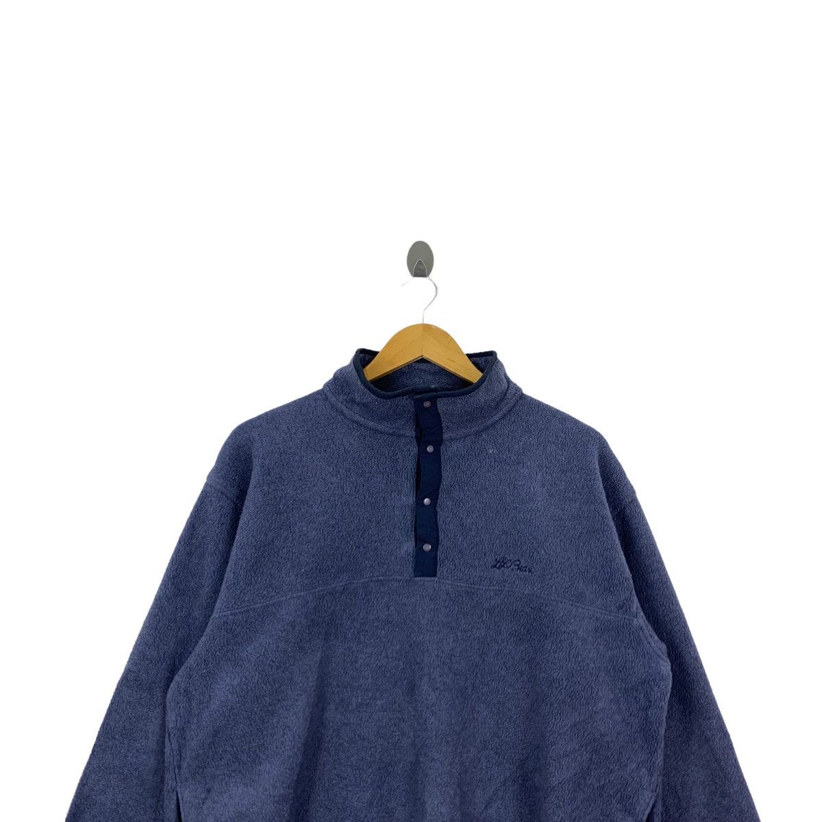 L.L. Bean L.L.BEAN Outdoor Small Logo Fleece Half Button Sweatshirt Size US M / EU 48-50 / 2 - 3 Thumbnail