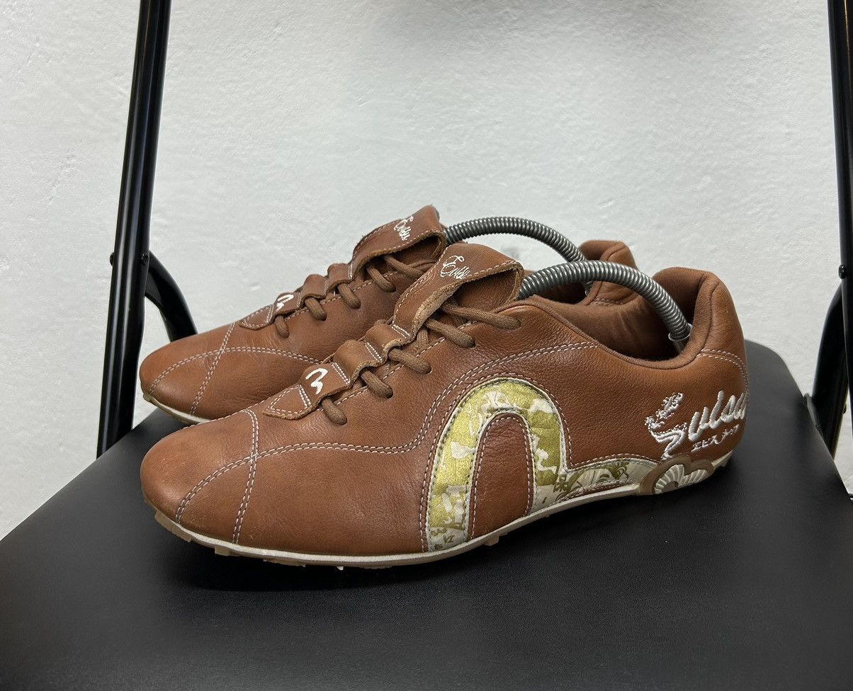 Evisu Vintage Men's Sneakers Brown Size 42 EUR, image size:1204x976