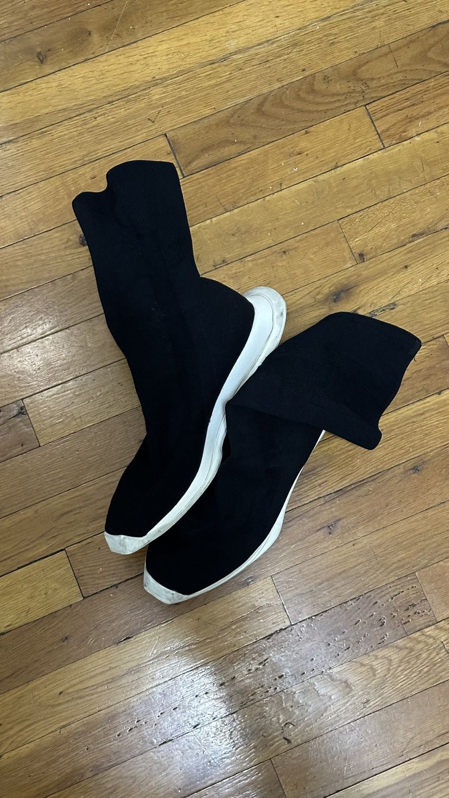 Rick Owens Drkshdw Rick Owens Drkshdw Sock Sneakers Size US 11 / EU 44 - 1 Thumbnail
