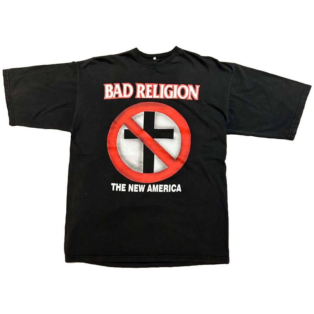 Band Tees × Vintage 2001 Bad Religion Tour Band Tee T Shirt Size Large Size US L / EU 52-54 / 3 - 1 Thumbnail