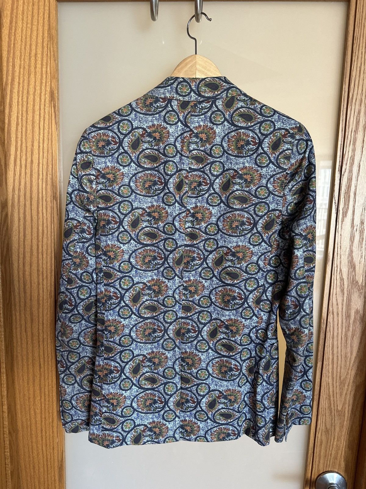 Topman Patterned Blazer Size 34R - 2 Thumbnail