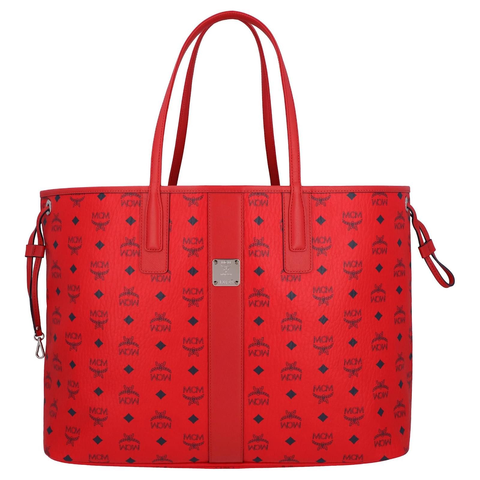 MCM o1mt1gz0225 Size: OS / Shopper Large Bag in Red/Black Size ONE SIZE - 1 Thumbnail