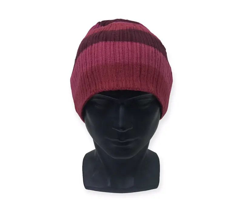 image of Kolwin Stripe Design Beanie Hat, Men's