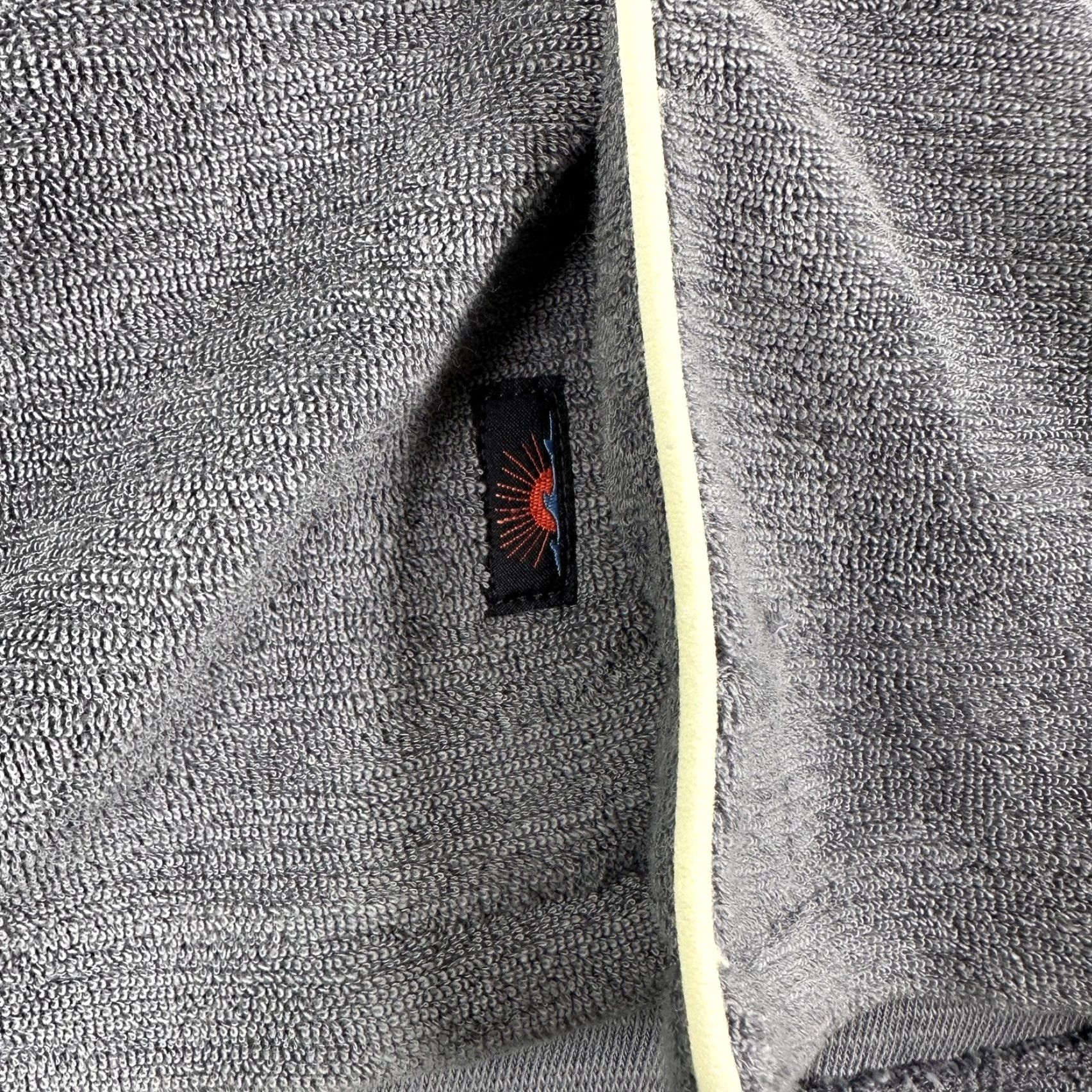 Faherty Faherty Cabana Towel Terry Shirt Mens Small Gray Short Sleeve Button-Up Collared Casual Beach Vacation Vintage No (omit if needed) Size US S / EU 44-46 / 1 - 6 Thumbnail