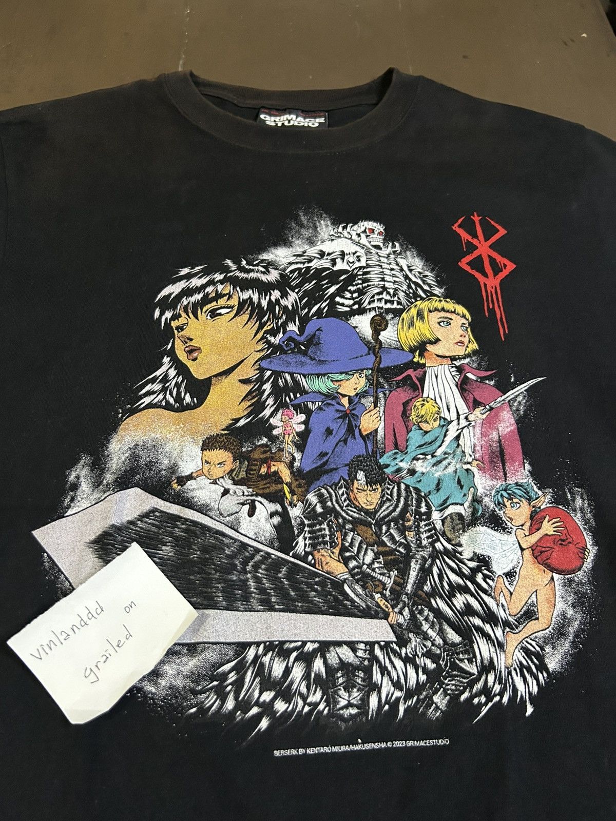 Anime Berserk Griffith and Guts Kentaro Miura Tees Size US L / EU 52-54 / 3 - 2 Thumbnail