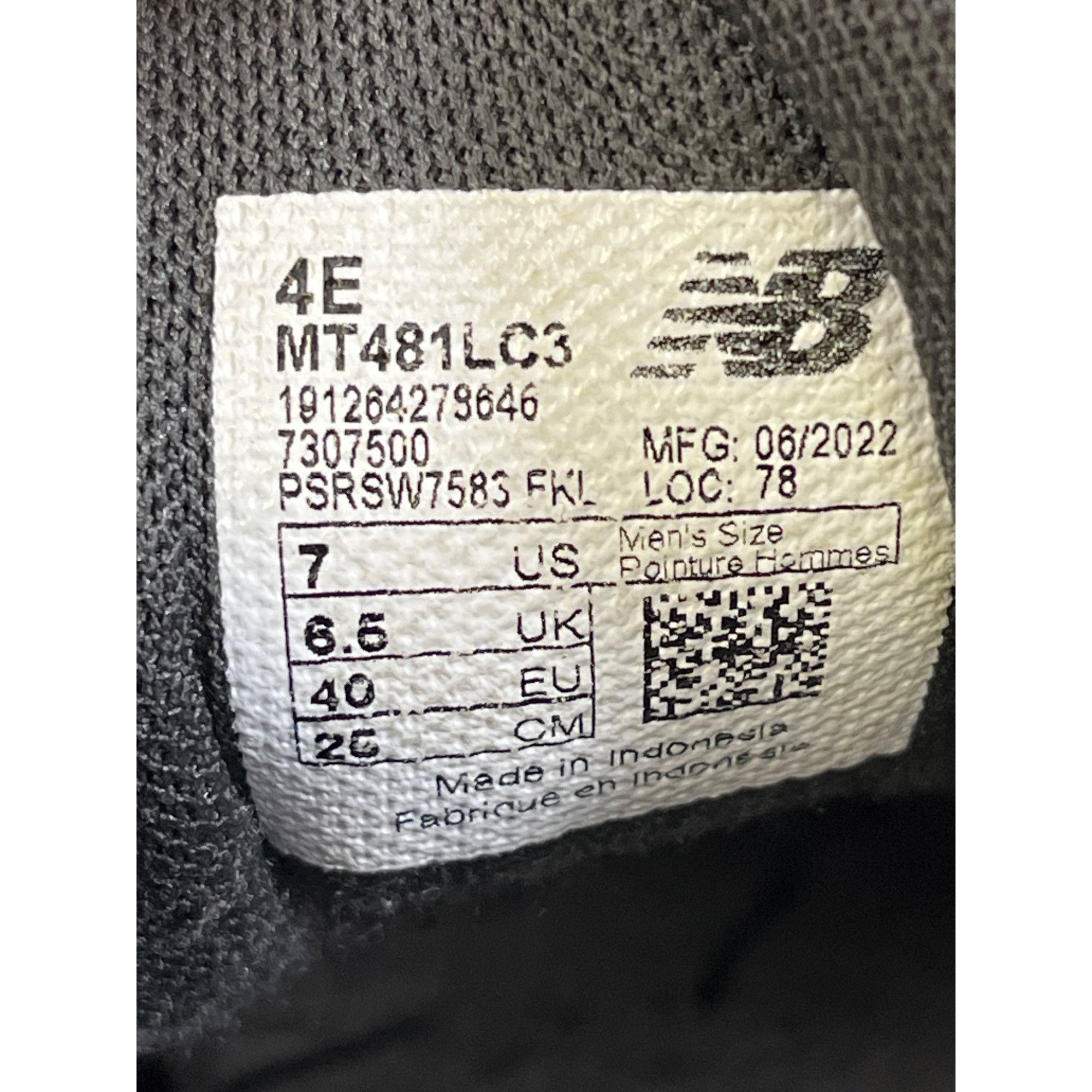 New Balance New Balance 481 V3 Mens Grey Running Sneakers Size 7 SKU 655 Size US 7 / EU 40 - 6 Thumbnail