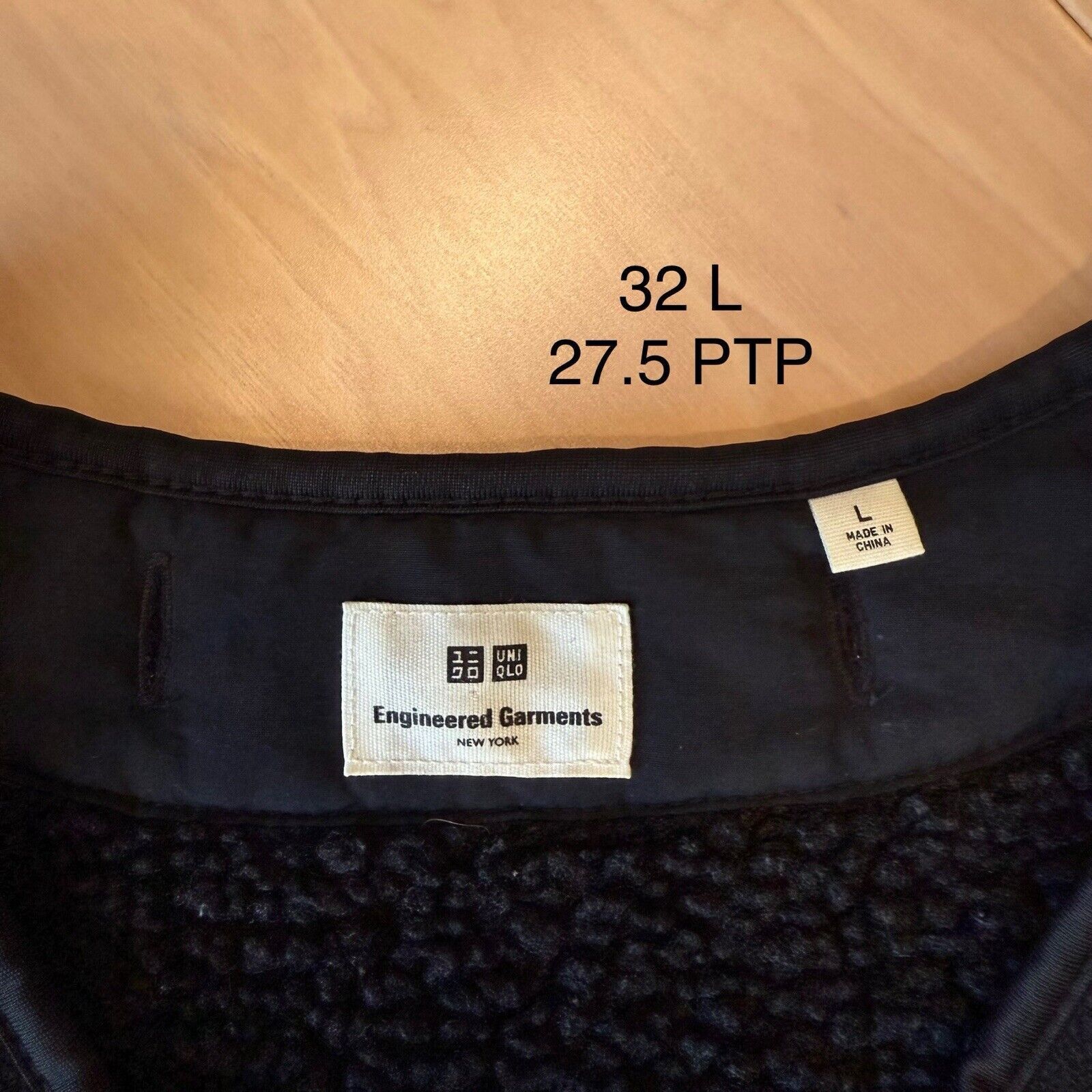 Uniqlo Uniqlo Engineered Garments Jacket L Black Full Zip Outerwear Size US L / EU 52-54 / 3 - 7 Thumbnail